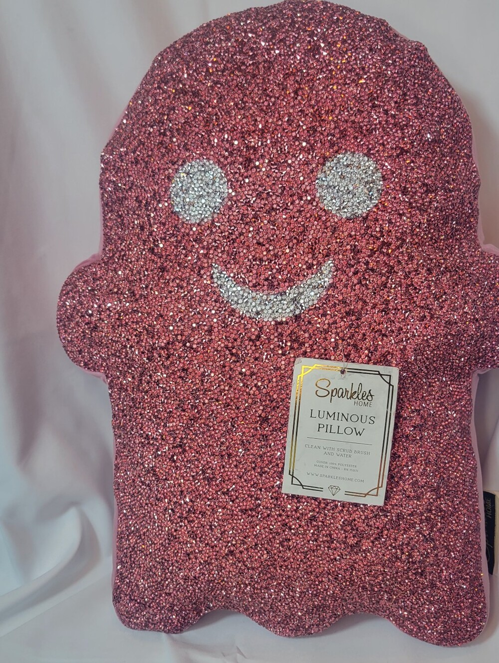Rhinestone Ghost Pillow - Picture 5 of 11